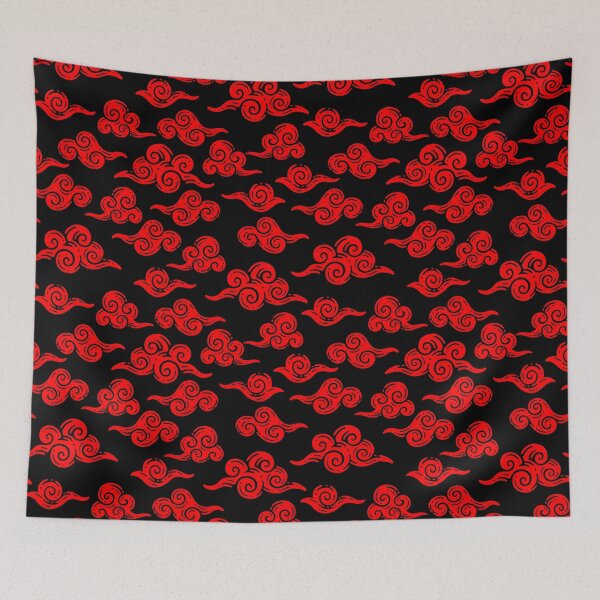 Item preview, Red Clouds in Doodle Vintage Pattern designed and sold by Teravill.