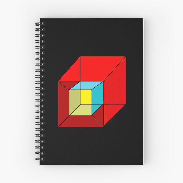 Item preview, Tesseract colored- optical illusion designed and sold by RedLeafPine.