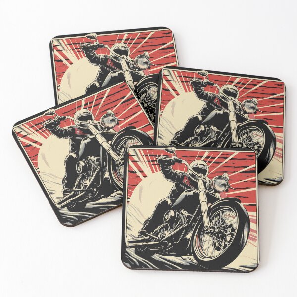 Item preview, Motorcycle  Ride into the Sunset designed and sold by SmallOwlDesign.