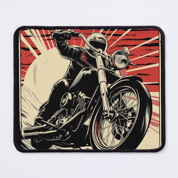 Item preview, Motorcycle Ride into the Sunset designed and sold by SmallOwlDesign.
