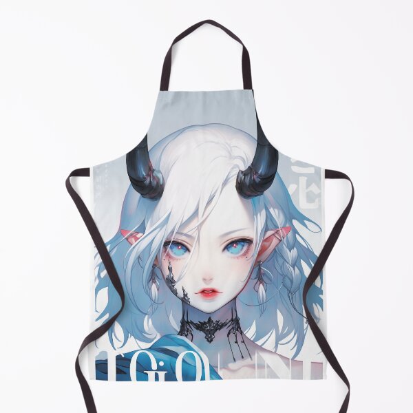 Item preview, Demon Anime Girl – Fierce and Mystical Fantasy Art designed and sold by iWallGlow.