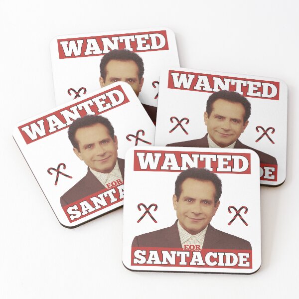 Item preview, Adrian Monk: WANTED FOR SANTACIDE designed and sold by wembdings.