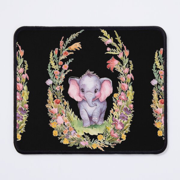 Item preview, Cute Elephant. Little elephant, colorful elephant, elephant drawing designed and sold by ElephantVibes.