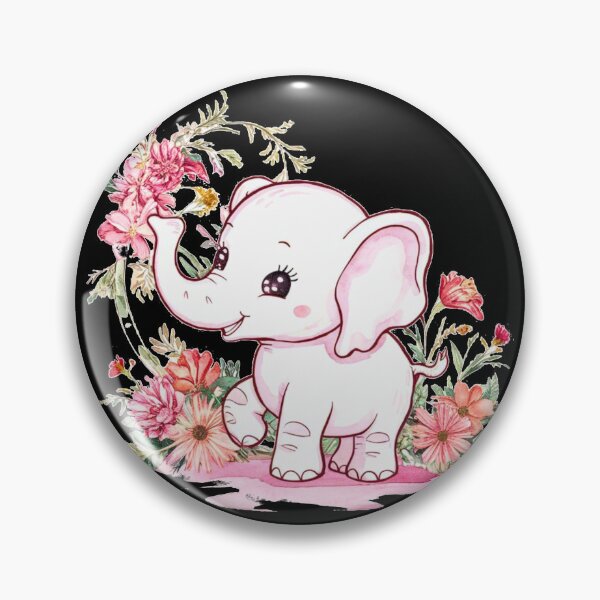 Item preview, Cute Elephant. Little elephant, colorful elephant, elephant drawing designed and sold by ElephantVibes.