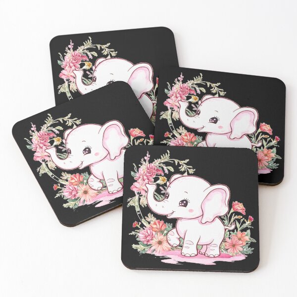 Item preview, Cute Elephant. Little elephant, colorful elephant, elephant drawing designed and sold by ElephantVibes.