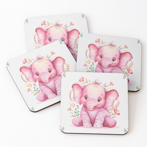 Item preview, Cute Elephant. Little elephant, colorful elephant, elephant drawing designed and sold by ElephantVibes.