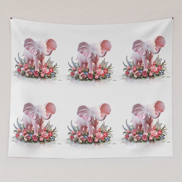 Item preview, Cute Elephant. Little elephant, colorful elephant, elephant drawing designed and sold by ElephantVibes.