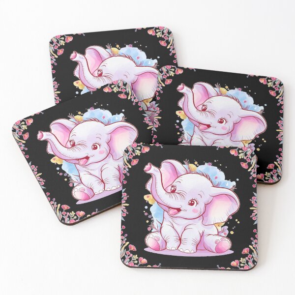 Item preview, Cute Elephant. Little elephant, colorful elephant, elephant drawing designed and sold by ElephantVibes.