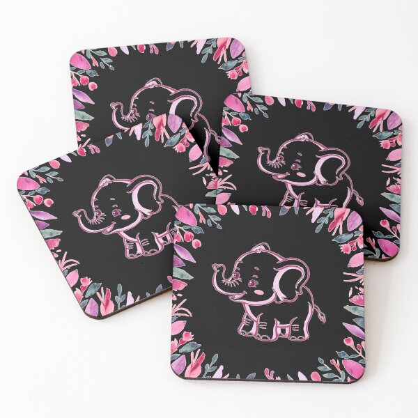 Item preview, Cute Elephant. Little elephant, colorful elephant, elephant drawing designed and sold by ElephantVibes.