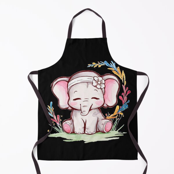 Item preview, Cute Elephant. Little elephant, colorful elephant, elephant drawing designed and sold by ElephantVibes.
