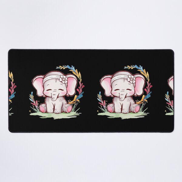 Item preview, Cute Elephant. Little elephant, colorful elephant, elephant drawing designed and sold by ElephantVibes.