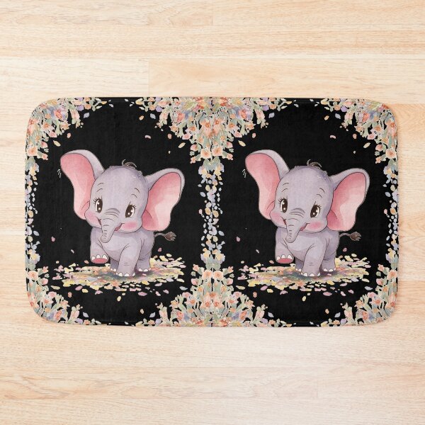 Item preview, Cute Elephant. Little elephant, colorful elephant, elephant drawing designed and sold by ElephantVibes.