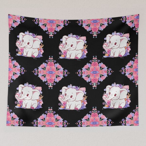 Item preview, Cute Elephant. Little elephant, colorful elephant, elephant drawing designed and sold by ElephantVibes.