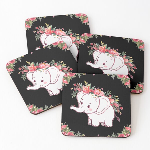 Item preview, Cute Elephant. Little elephant, colorful elephant, elephant drawing designed and sold by ElephantVibes.
