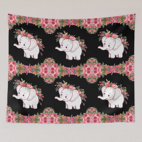 Item preview, Cute Elephant. Little elephant, colorful elephant, elephant drawing designed and sold by ElephantVibes.