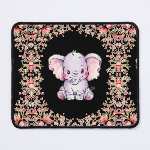 Item preview, Cute Elephant. Little elephant, colorful elephant, elephant drawing designed and sold by ElephantVibes.