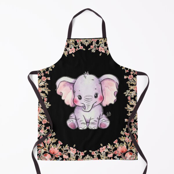 Item preview, Cute Elephant. Little elephant, colorful elephant, elephant drawing designed and sold by ElephantVibes.