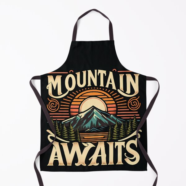 Item preview, Mountain Awaits, typography designed and sold by maxmaj.