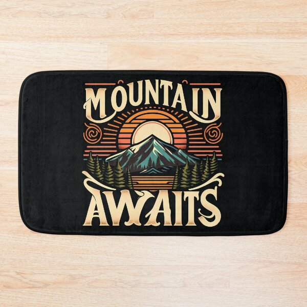 Item preview, Mountain Awaits, typography designed and sold by maxmaj.