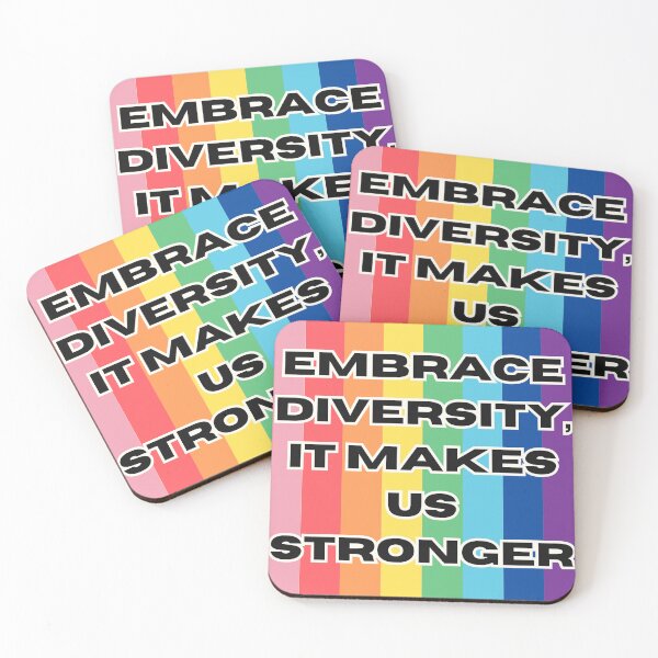 Item preview, Pride | Embrace Diversity, It Makes Us Stronger designed and sold by DJ-Portable.