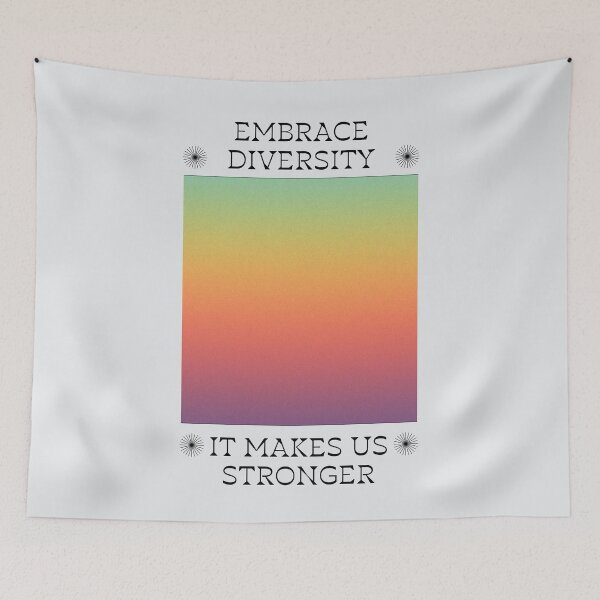 Item preview, Pride | Embrace Diversity, It Makes Us Stronger designed and sold by DJ-Portable.