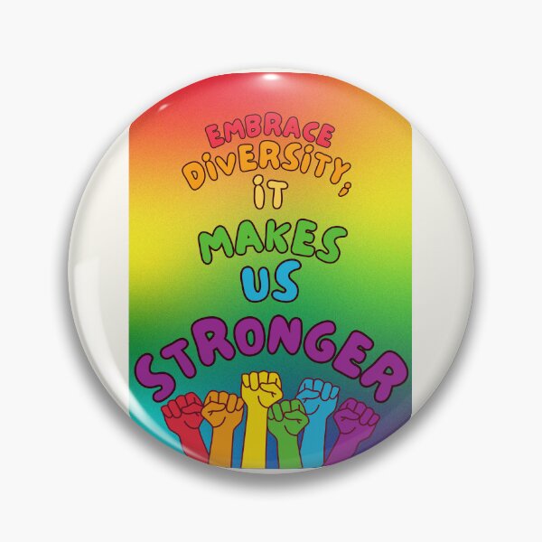 Item preview, Pride | Embrace Diversity, It Makes Us Stronger designed and sold by DJ-Portable.