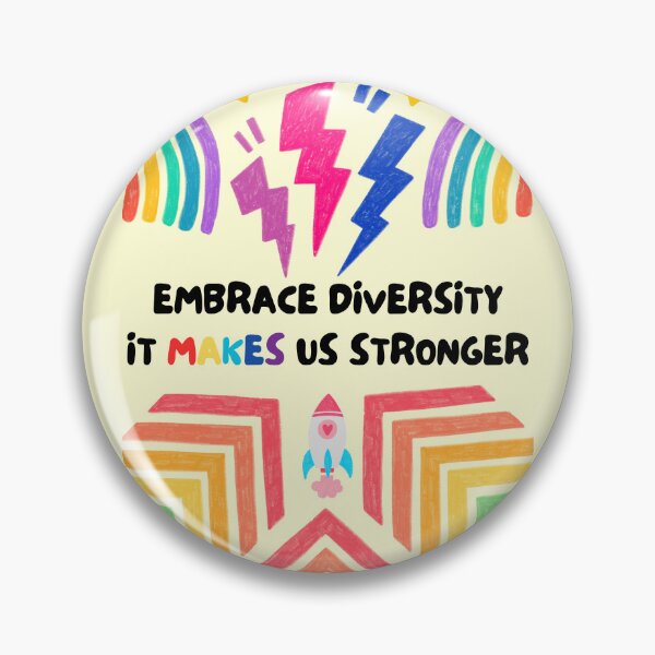 Item preview, Pride | Embrace Diversity, It Makes Us Stronger designed and sold by DJ-Portable.