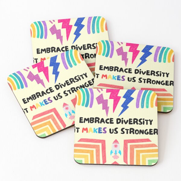 Item preview, Pride | Embrace Diversity, It Makes Us Stronger designed and sold by DJ-Portable.