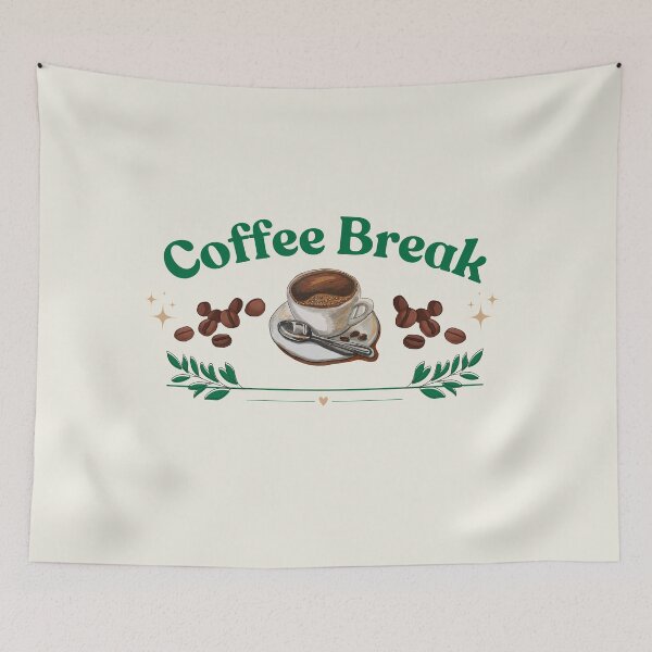 Item preview, Coffee Break Graphic designed and sold by CozyThreadsCo.