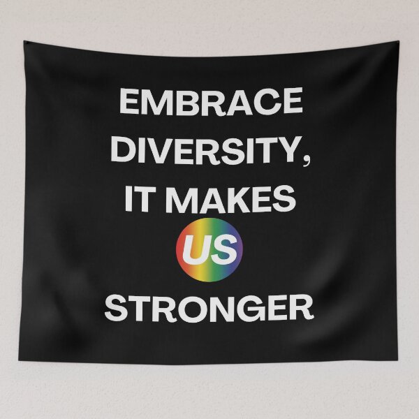 Item preview, Pride | Embrace Diversity, It Makes Us Stronger designed and sold by DJ-Portable.