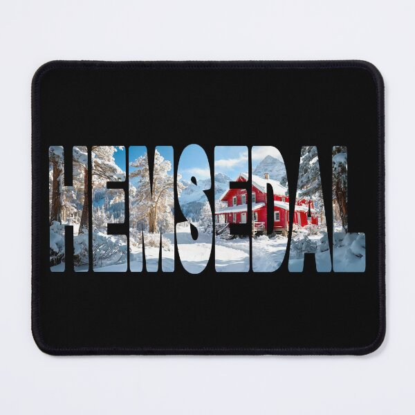 Item preview, HEMSEDAL - Norway Winter Scenery with Red House designed and sold by Adam Gormley.