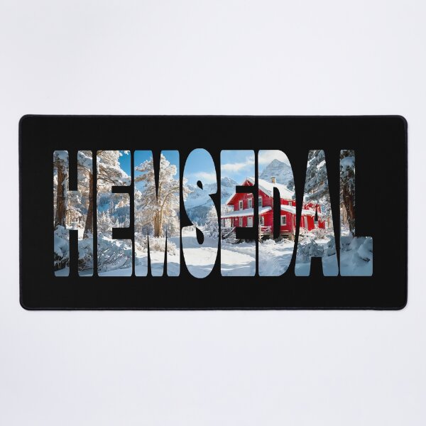 Item preview, HEMSEDAL - Norway Winter Scenery with Red House designed and sold by Adam Gormley.