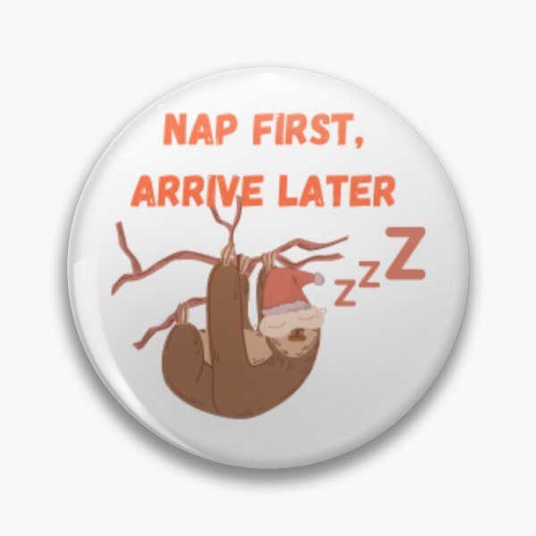 Item preview, Nap First, Arrive Later: Sleepy Sloth Bear designed and sold by LiteraryPaws.