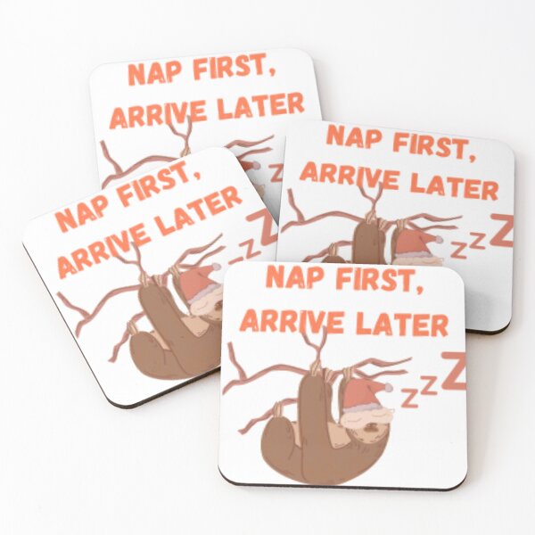Item preview, Nap First, Arrive Later: Sleepy Sloth Bear designed and sold by LiteraryPaws.