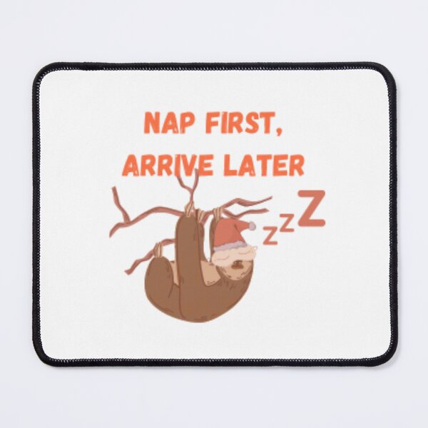 Item preview, Nap First, Arrive Later: Sleepy Sloth Bear designed and sold by LiteraryPaws.
