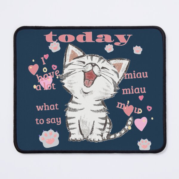 Item preview, A cat with a lot to say designed and sold by Wonderfull-76.