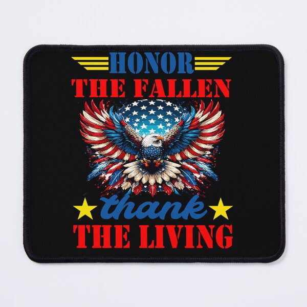 Item preview, Honor The Fallen Thank The Living Memorial Day Patriotic designed and sold by BOUCHERIT amine.