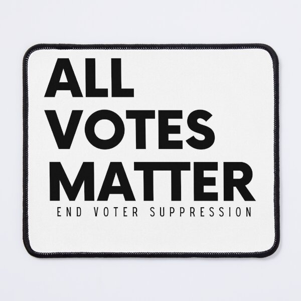Item preview, All Votes Matter, End Voter Suppression, Protest March designed and sold by FairyNerdy.