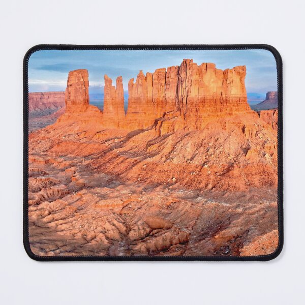 Item preview, Golden Hour Grandeur Panoramic Desert View designed and sold by Rocky Mountain Artistry.