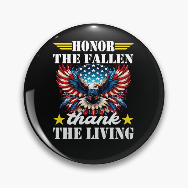 Item preview, Honor The Fallen Thank The Living Memorial Day Patriotic designed and sold by BOUCHERIT amine.
