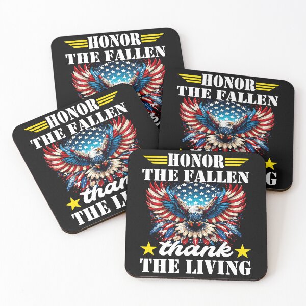 Item preview, Honor The Fallen Thank The Living Memorial Day Patriotic designed and sold by BOUCHERIT amine.