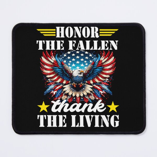 Item preview, Honor The Fallen Thank The Living Memorial Day Patriotic designed and sold by BOUCHERIT amine.