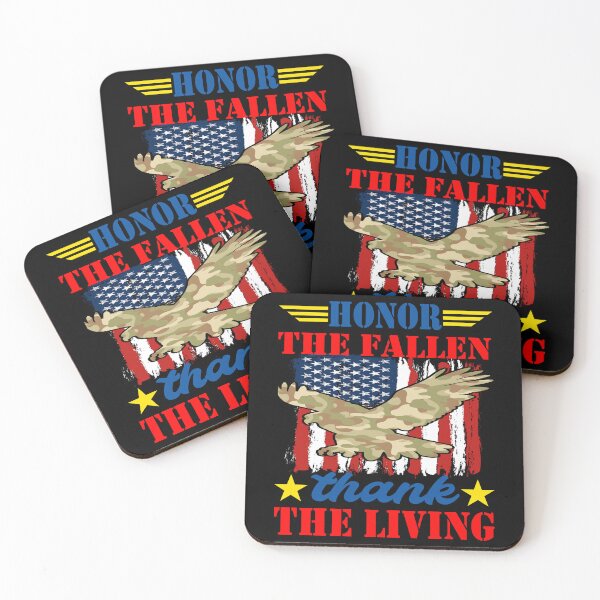 Item preview, Honor The Fallen Thank The Living Memorial Day Patriotic designed and sold by BOUCHERIT amine.