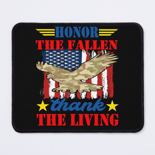 Item preview, Honor The Fallen Thank The Living Memorial Day Patriotic designed and sold by BOUCHERIT amine.