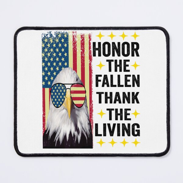 Item preview, Honor The Fallen Thank The Living Memorial Day Patriotic designed and sold by BOUCHERIT amine.