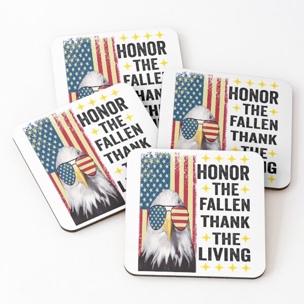 Item preview, Honor The Fallen Thank The Living Memorial Day Patriotic designed and sold by BOUCHERIT amine.