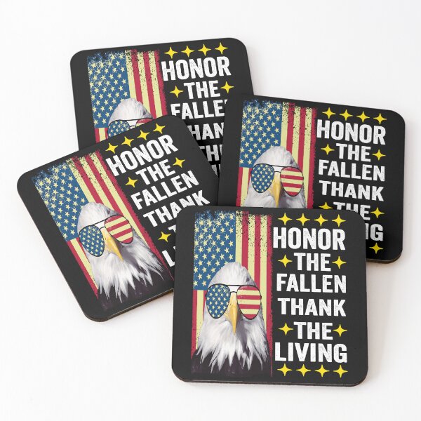 Item preview, Honor The Fallen Thank The Living Memorial Day Patriotic designed and sold by BOUCHERIT amine.