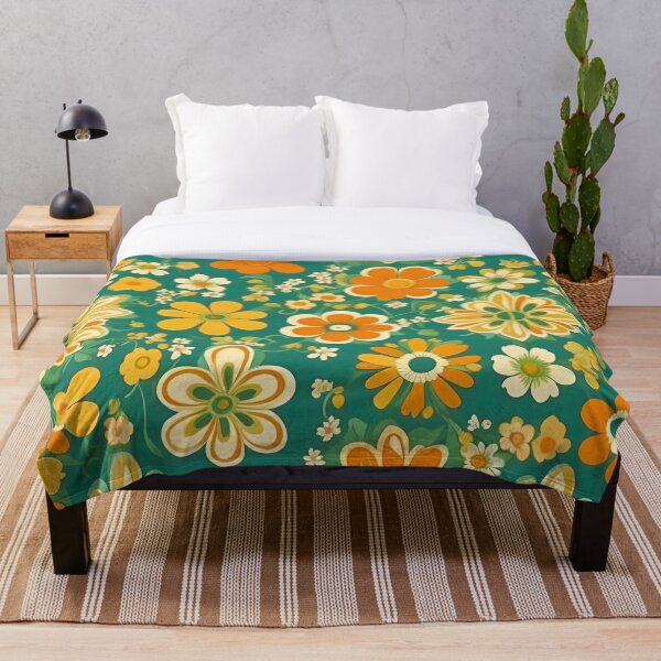 Item preview, Retro Flowers RGBG designed and sold by gotitat.