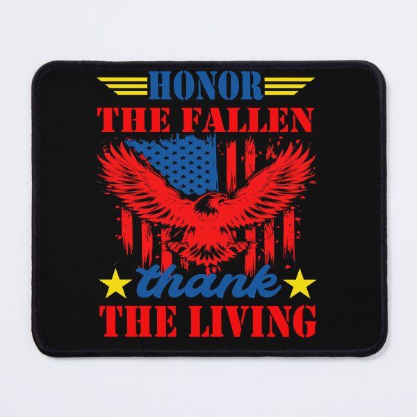 Item preview, Honor The Fallen Thank The Living Memorial Day Patriotic designed and sold by BOUCHERIT amine.