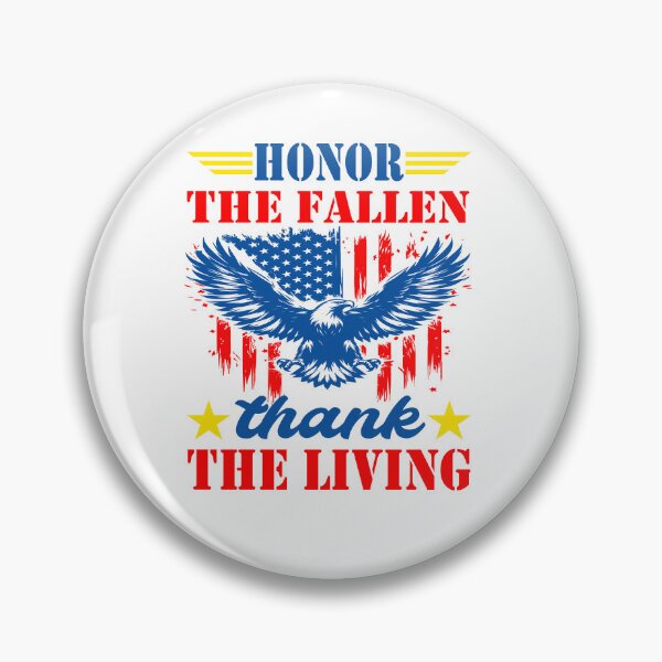 Item preview, Honor The Fallen Thank The Living Memorial Day Patriotic designed and sold by BOUCHERIT amine.